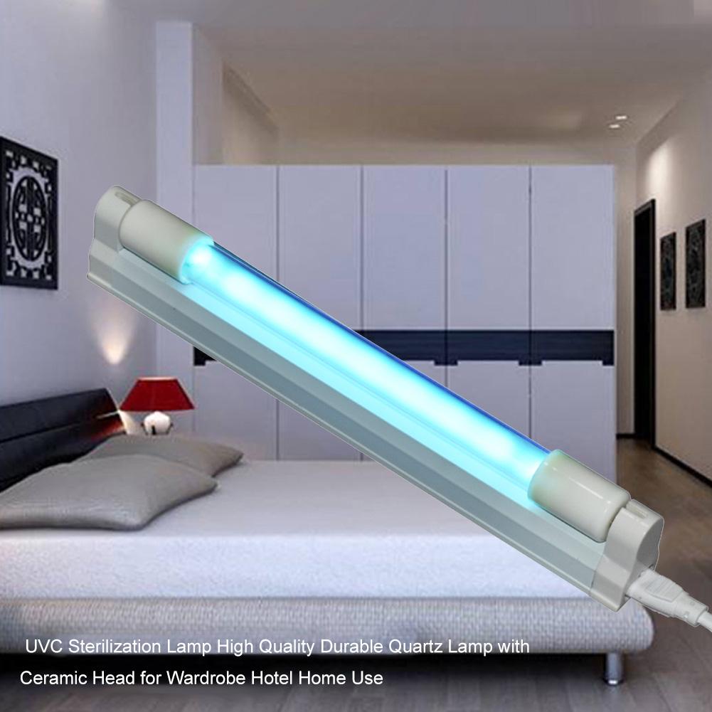 6W entkeimungslampe UVC Sterilisation Lampe Dauerhaft Quarz Lampe mit Keramik Kopf für Kleiderschrank Hotel Heimgebrauch # CO