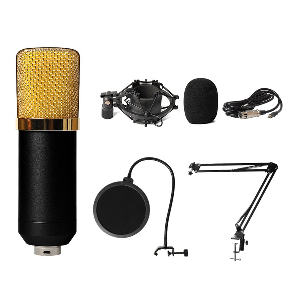 Bm -700 universal bærbar belastning mikrofon mikrofon shock mount klipsholder stativ radiostudie lydoptagelsesbeslag: Default Title