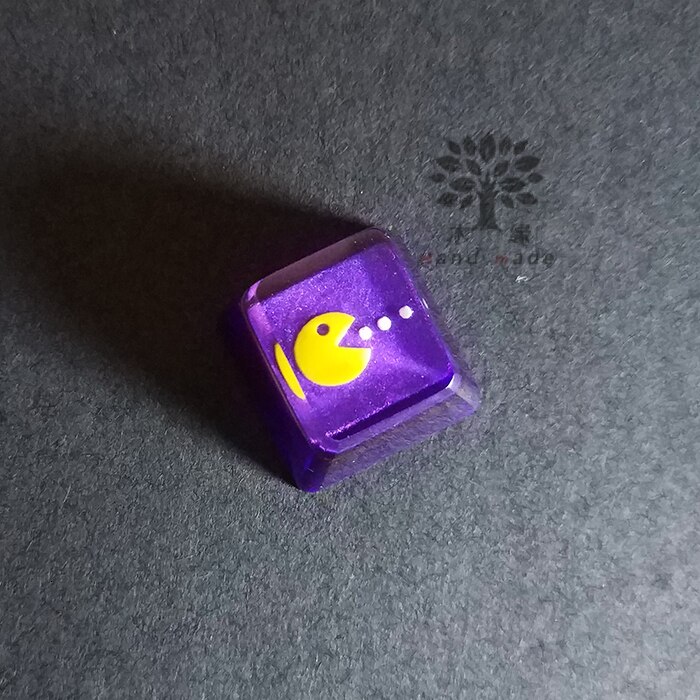 1pc handmade backlit resin key cap personality mechanical keyboard translucent keycap for MX switches: Default Title