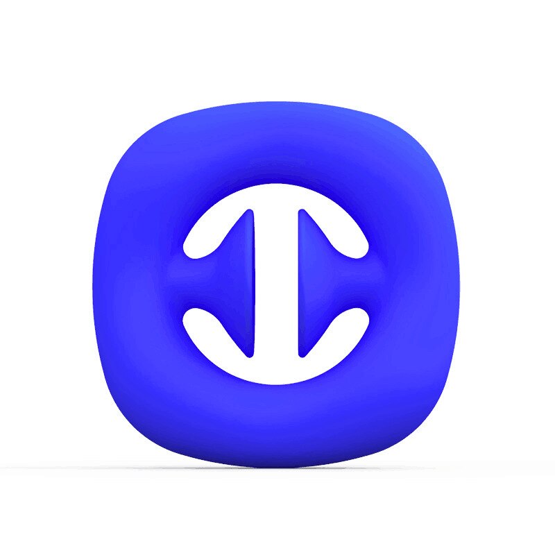 Fitness Hand Exercise Equipment Suction Cup Decompression Grip Exercise Training Arm Strength Hand Grip Enhancer Massage Tool: Blue