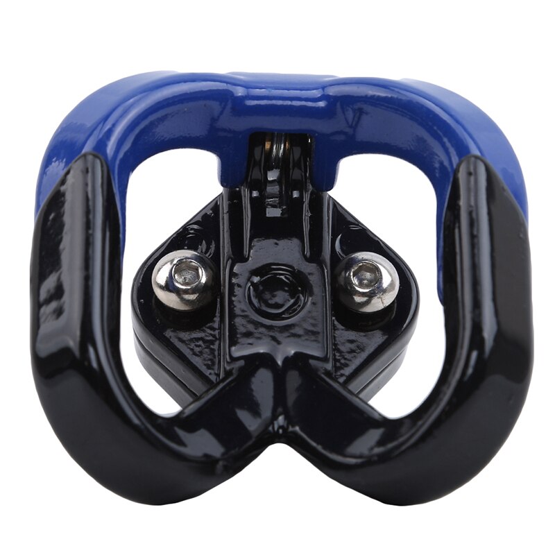 Gancho multifunción de 4 colores para motocicleta, gancho para equipaje, gancho para casco, pinza doble para llevar botellas, soportes para accesorios de motocicleta: blue