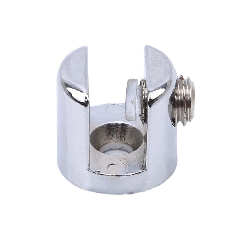 Glass Plated Brackets Zinc Chrome Alloy Shelf Holder Support Clamp Cylindrical Glass Clip Bookcase Wine Cabinet Glass Clip