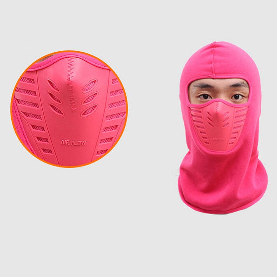 Gorro deportivo de invierno para hombre y mujer, gorros térmicos de lana, bufanda, calentador, a prueba de viento, para correr, esquiar y montar en bicicleta