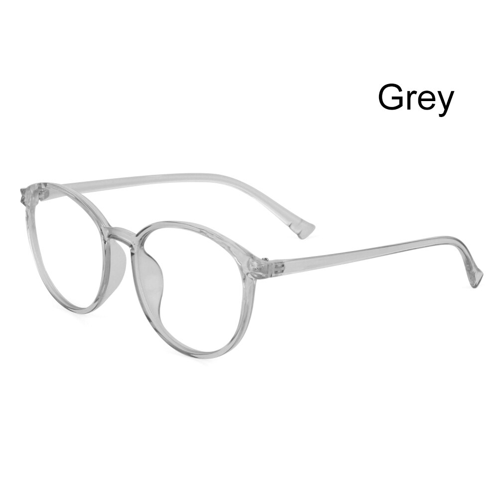 1PC Anti-Blau Strahlen Brillen Ultraleicht Klare Linse Flache Spiegel Brillen Für Frauen Männer Optische Spektakel Rahmen: Stil1-grau