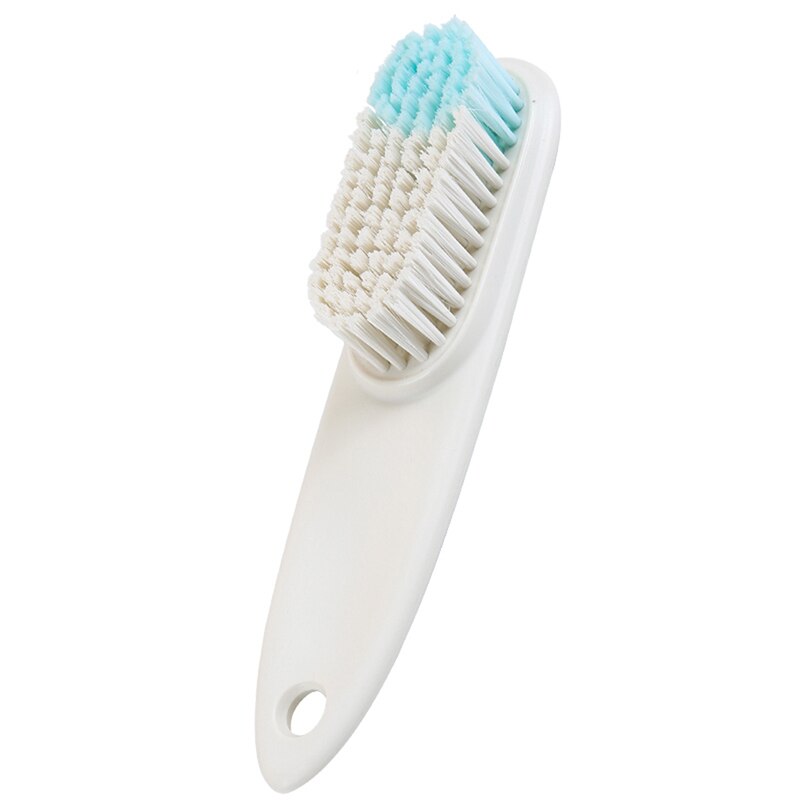 Multi-function Brush Handle Boot Cleaner Portable Shoe Cleaning Kit Laundry Tool Home Floor Brushes Shoe Cleaning Care Brush: White Collar Brush