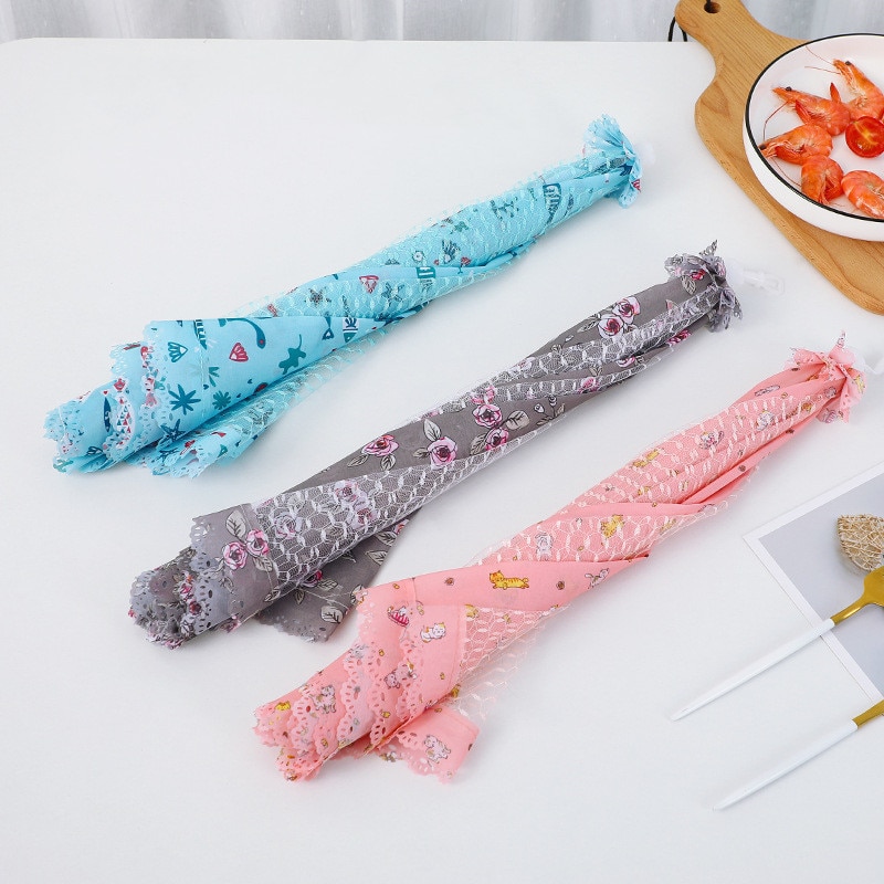 60/80cm Gauze Umbrella Food Cover Picnic Kitchen Anti Fly Mosquito Net Folded Meal Cover Tent Table Mesh Food Cover Kitchen Tool