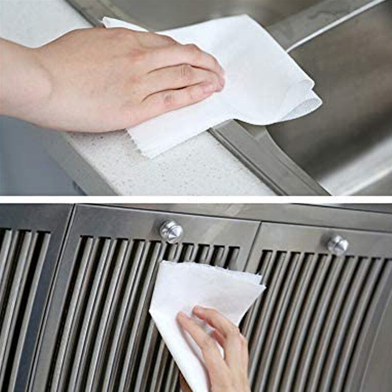 2 Roll Paper Towels For Kitchen Washable Napkin Bath Tissue Absorbent Cloth Kitchen Toilet Papers Reusable Bamboo Paper Towel