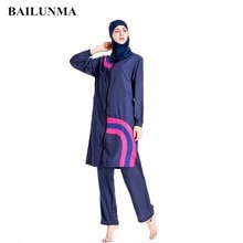 Muslim Swimwear Burkinis Women Modest Patchwork Full Cover Long Sleeve Swimsuit Short Sleeves Swim Wear Islamic Swimsuit