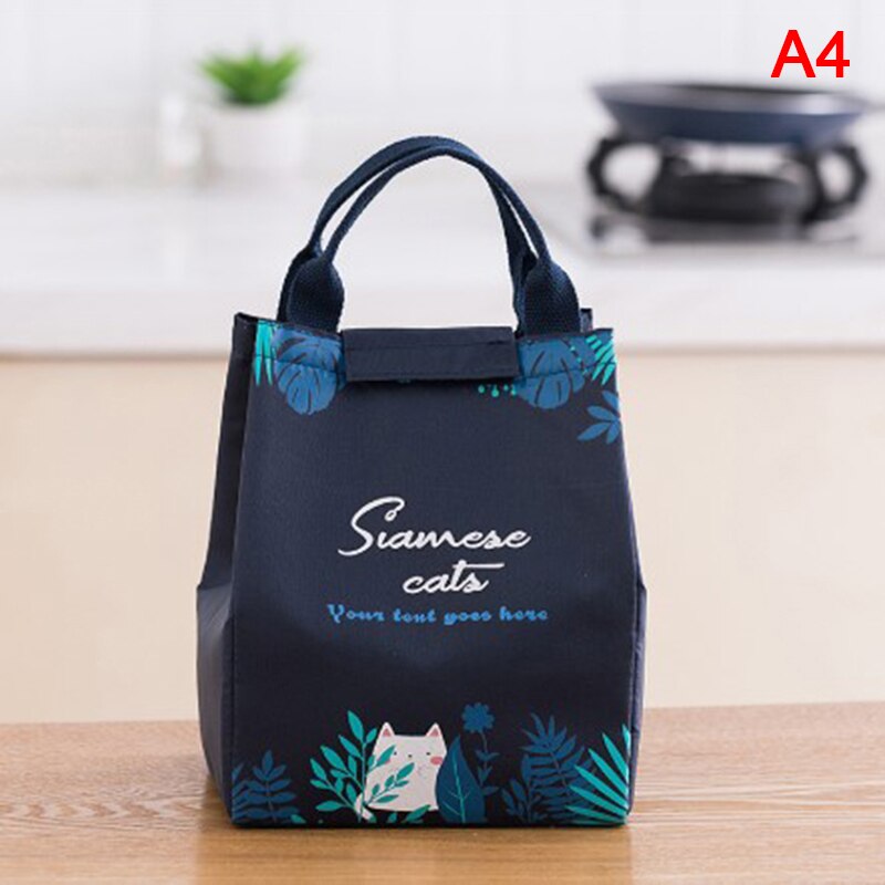 Sac à Lunch Portable en tissu Oxford, 1 pièce, frais, glacière, étanche, pratique, fourre-tout: A4