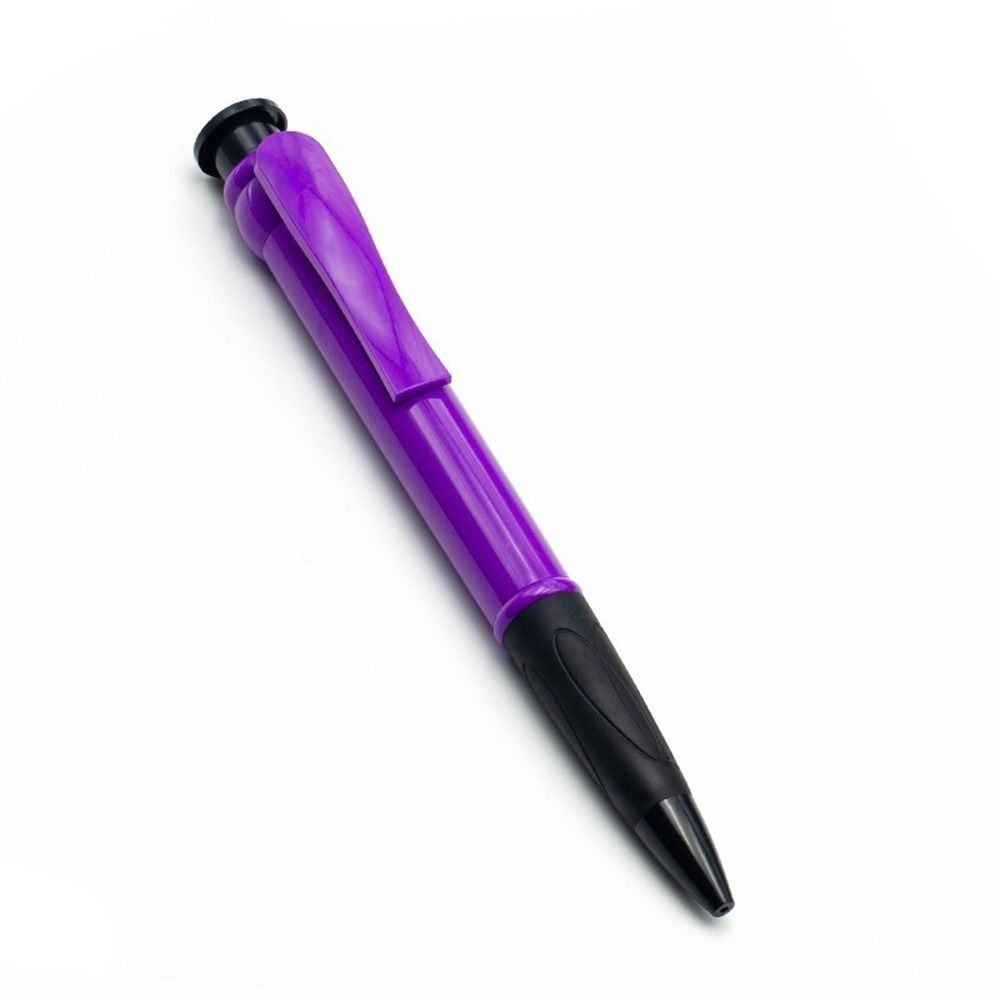 Plastic Big Ballpoint Pen Large Fun Oversize Writting Pen Props Toys Novelty Toy Huge Neutral Pen Stationery: PURPLE