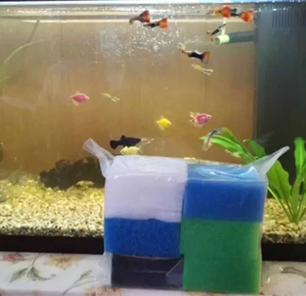 Sæt kompatibel akvariefiltersvamp til juwel compact / bioflow 3.0 (2 x fint , 2 x kulstof , 1 x groft , 1 x nitrat , 5 x poly)