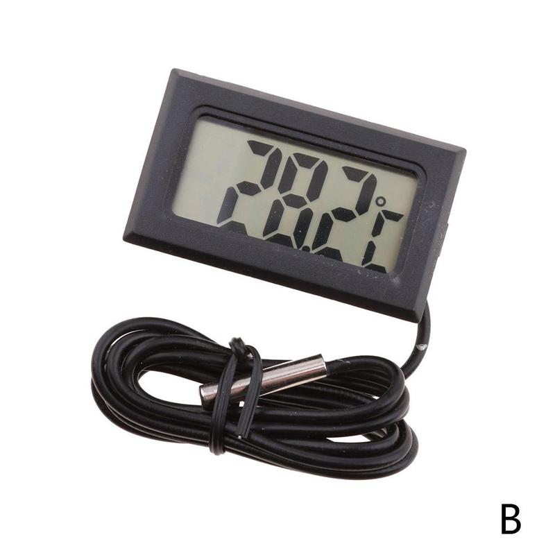 Termómetro digital electrónico para acuario, medidor de temperatura, impermeable, U3M6: B