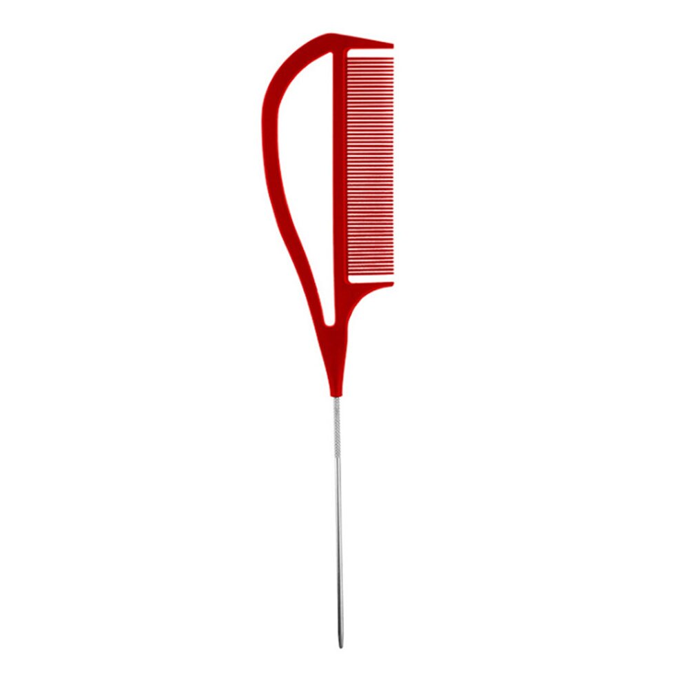 Highlighting Hair Comb ABS Weaving Highlighting Foiling Hair Comb For Salon Dyeing Tail Combs Brush Separate Parting For Hair: 6