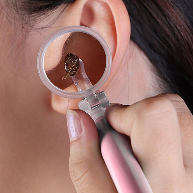 Flashlight Earpick Endoscope Penlight Cleaning Remover Light Visual Spoon With Magnifier LED Baby Ear Wax Removal Cleaner Tool