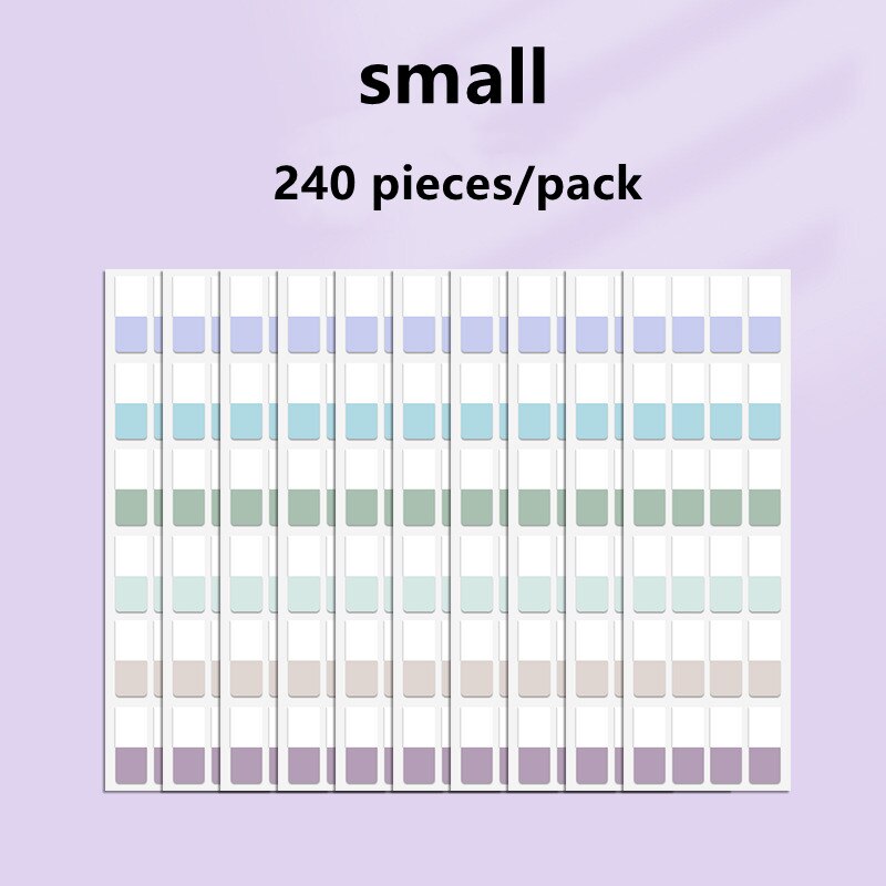 Huisdier Plastic Index Sticker Categorie Etiketten Leuke Sticky Notes School Student Bladwijzer Papier Zelfklevende Instructie Sticker: B6