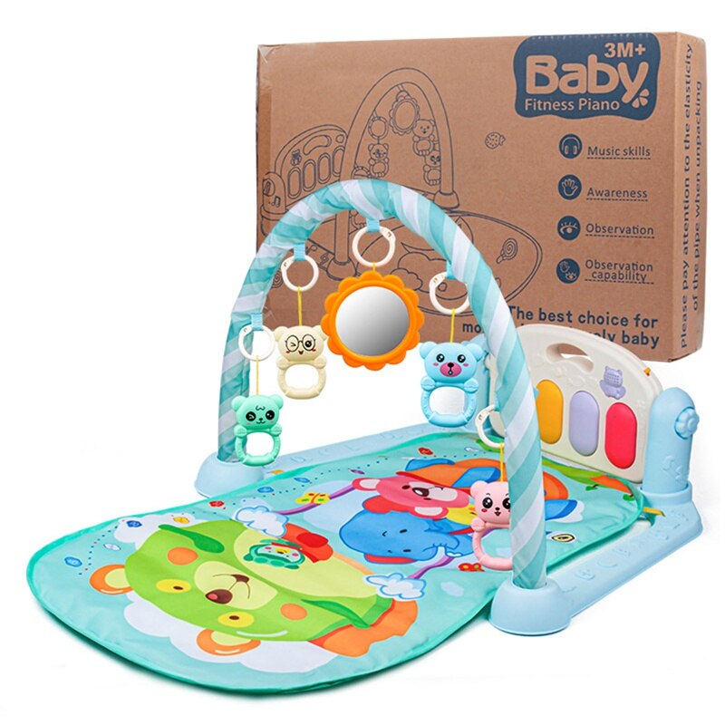 Baby Gym Puzzels Mat Educatief Rack Speelgoed Kindje Muziek Speelkleed Met Piano Toetsenbord Zuigeling Fitness Tapijt Voor Kids: H02