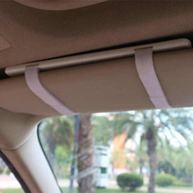 Parasol para coche con luces LED, espejo de maquillaje para automóvil con luces cosméticas, Clip en visera de viaje
