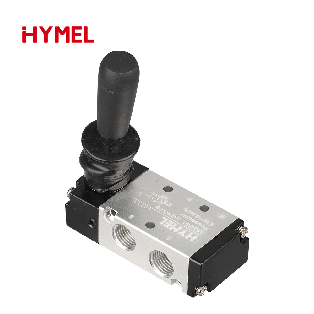 4H210-08 5/2 Way Pneumatic Air Hand Lever Operated Valve Manual Control 2 Position 3 5Port Push-Pull 3H210-08