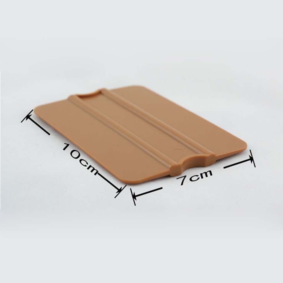 Vinyl Graphics Wallpaper Sticker Application Tool Scraper Hard Plastic Car Vinyl Wrap Decal Squeegee In Gold MO-70