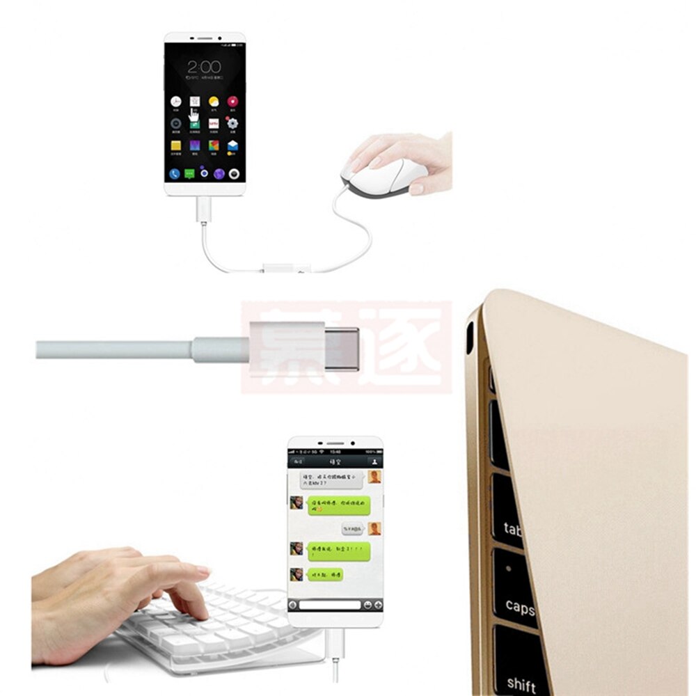 Type-c otg adapterkabel usb 3.1 type c han til usb... – Grandado