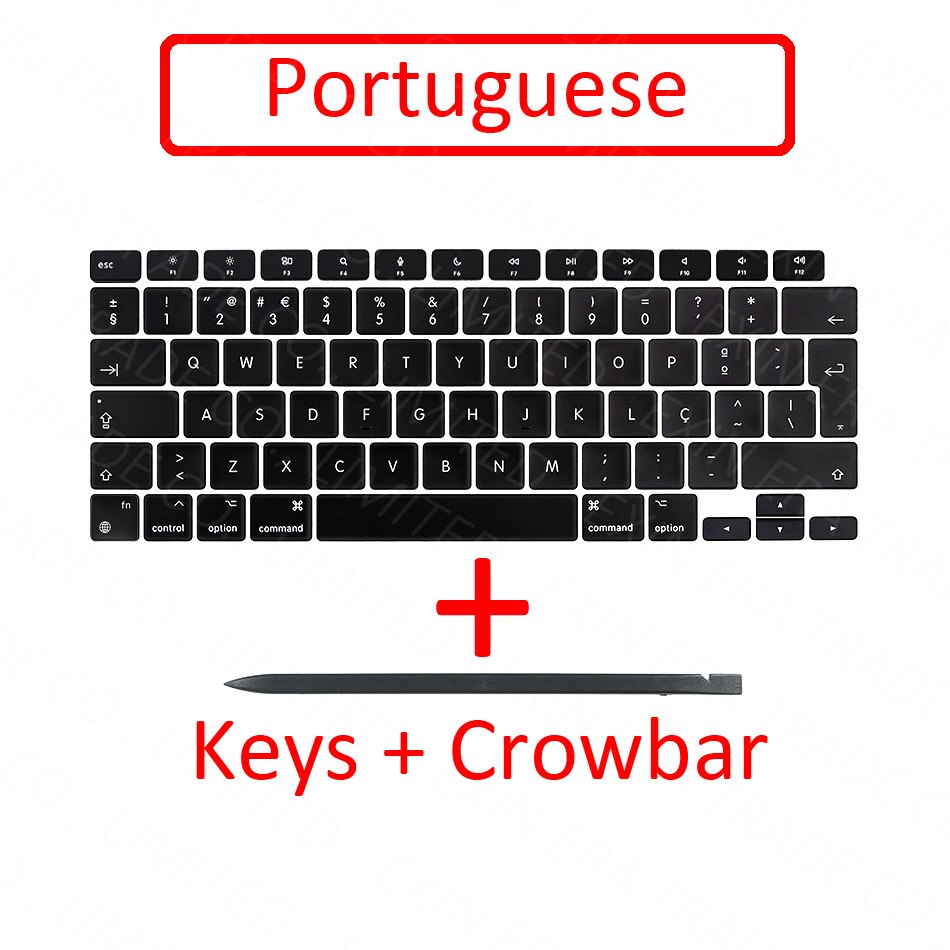 Teclas A2337 para ordenador portátil, tapa para teclas, reparación de tijera para Apple Macbook Air Retina 13 "M1 EMC 3598: Portuguese