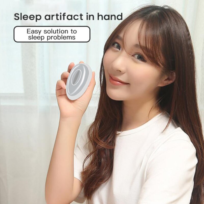 Microcurrent Sleep Aid Device Hand Holding Pressure Relief Instrument Fast Sleep Hypnosis Instrument Relax Massage