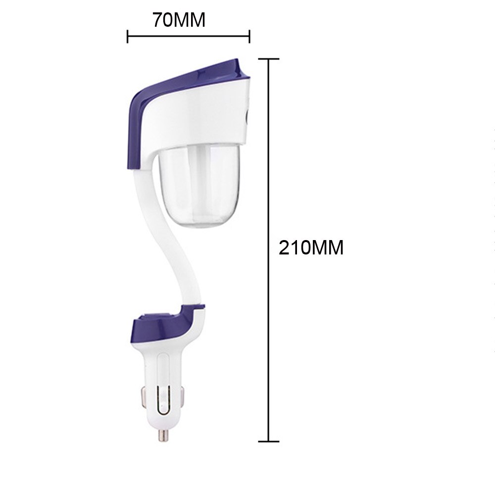 Ambientador para coche, minihumidificador, purificador de aire, difusor de aromas y aceites esenciales, nebulizador de aromaterapia para coche.