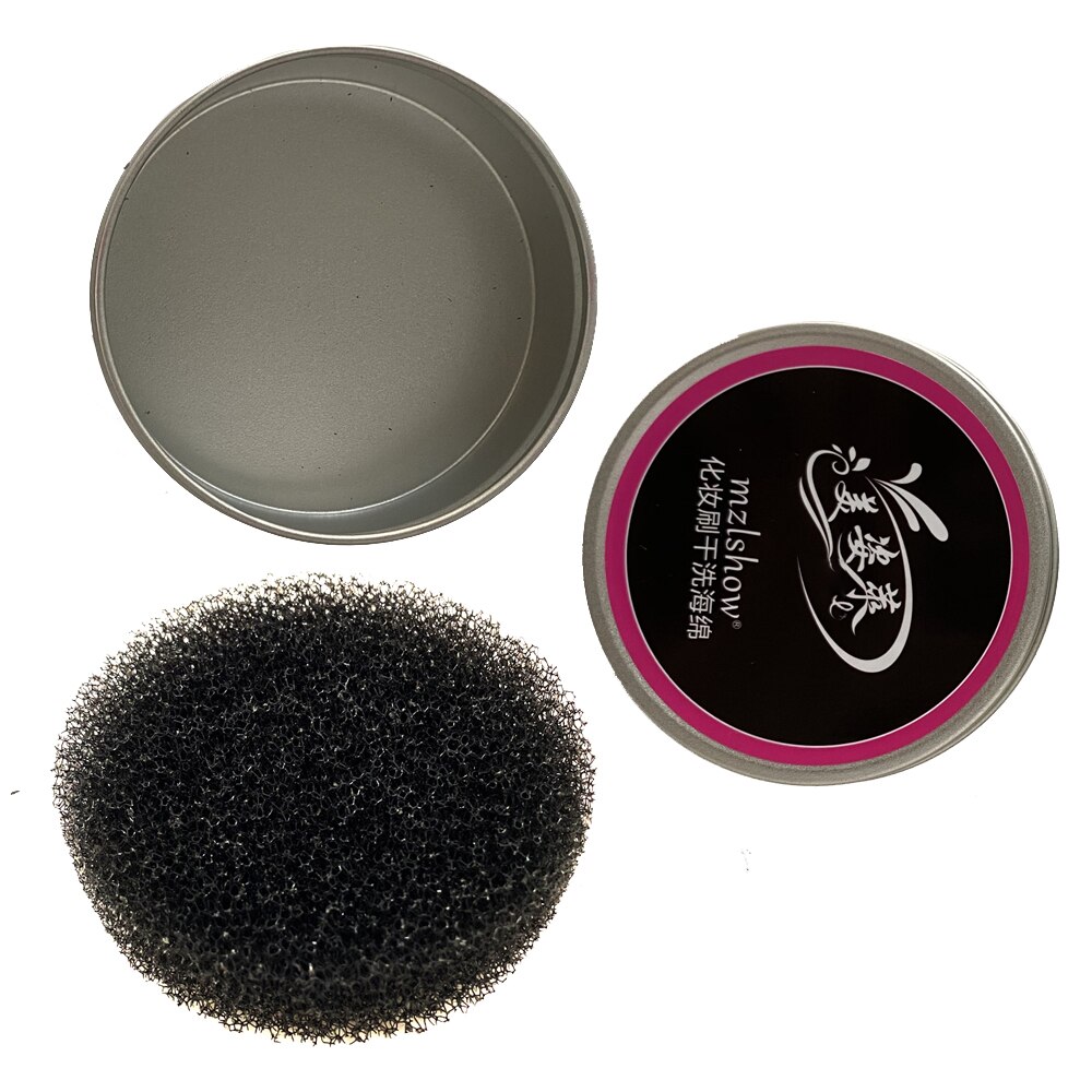 Limpiador de brochas de maquillaje, esponja para quitar el Color de las brochas, esponja para sombras de ojos, limpiador de pinceles de maquillaje de Color rápido