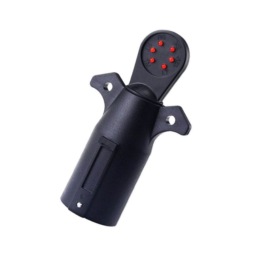 Verdrahtung Circuit-Tester UNS Standard 12V 7 Pin Verdrahtung Circuit-Tester Buchse Erkennen Sonde Stecker Runde Adapter für Anhänger caravan RV