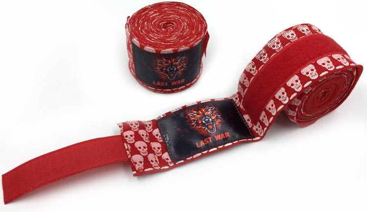 Elastische Kinder Erwachsene Sparring MMA Muay Thai Boxbandagen Martial Arts Boxing Bandagen 3 5meter Sanda Handgelenk Schutz Getriebe DEO: Red White / 3 meters