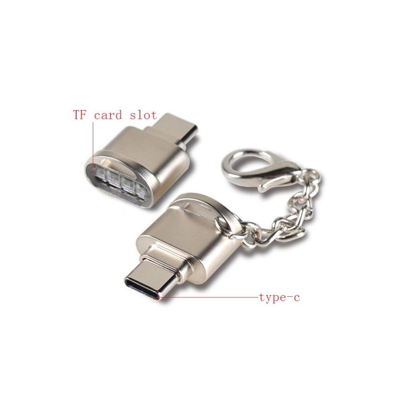 1/5 pièces USB 2.0/USB3.1 Type C lecteur de carte TF Micro SD OTG adaptateur type-c USB-C convertisseur de carte mémoire pour Xiaomi Huawei: random color