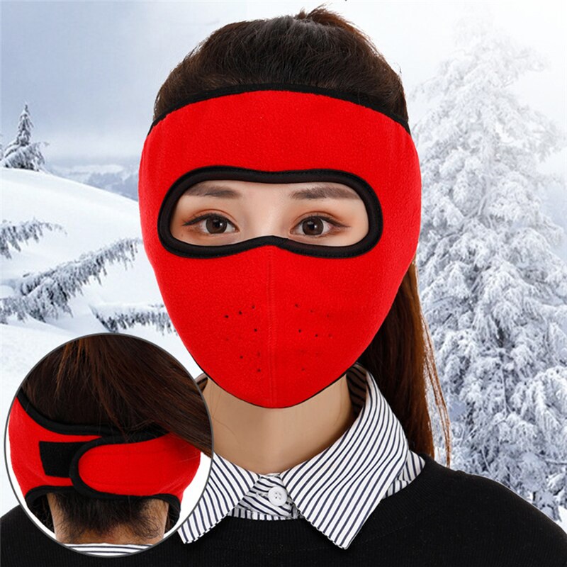 Men And Women Autumn And Winter Outdoor Cycling Mask Heating Thickened Mask Earmuffs Integrated ear-protecting Warm Mask