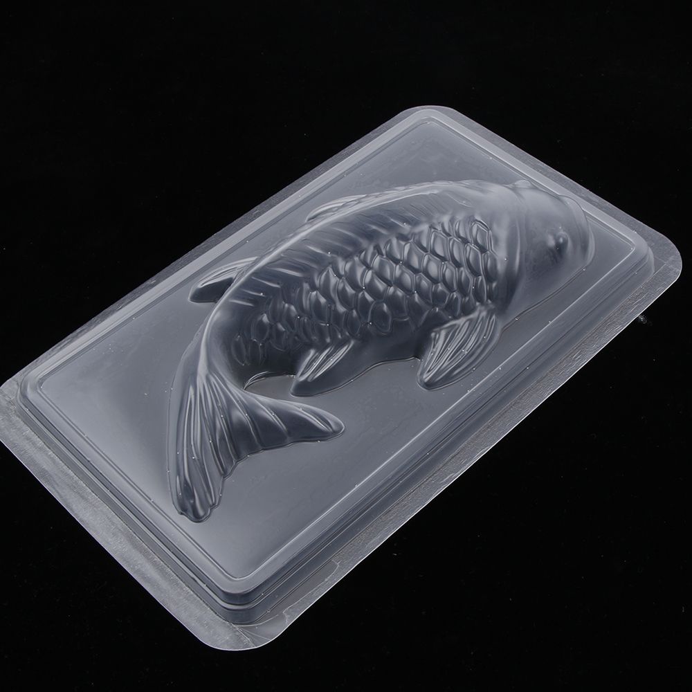3D Koi Fish Shape Plastic Cake Chocolate Jelly Sugar DIY craft Mould Rice Mold Cake Decorating Moulds Baking Tool Decorator