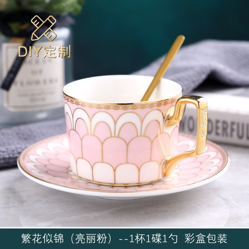 Cute Modern Coffee Cup And Saucer Set Travel Eco Friendly Cup And Saucer Drinkware Filizanki Do Kawy Reusable Mug BD50CS: style8