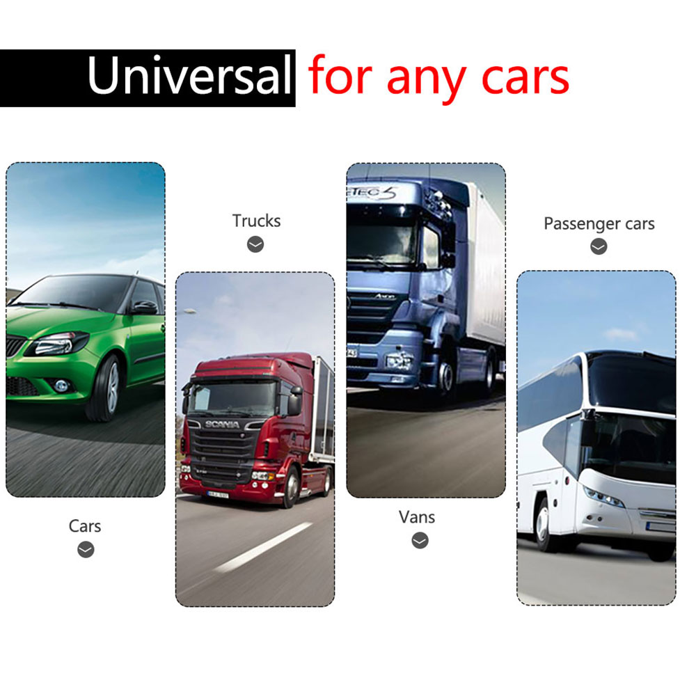 52mm Water Temp Gauge with Alarm Light 40-120℃ Truck Moto Car Temperature Sensor 10mm Water Coolant Temperature Sensors Adapter