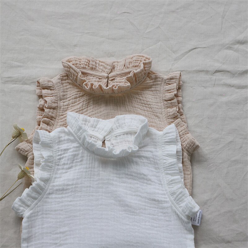 Impressão floral do vintage da criança do bebê da menina topos colete roupas de verão crianças camiseta traje