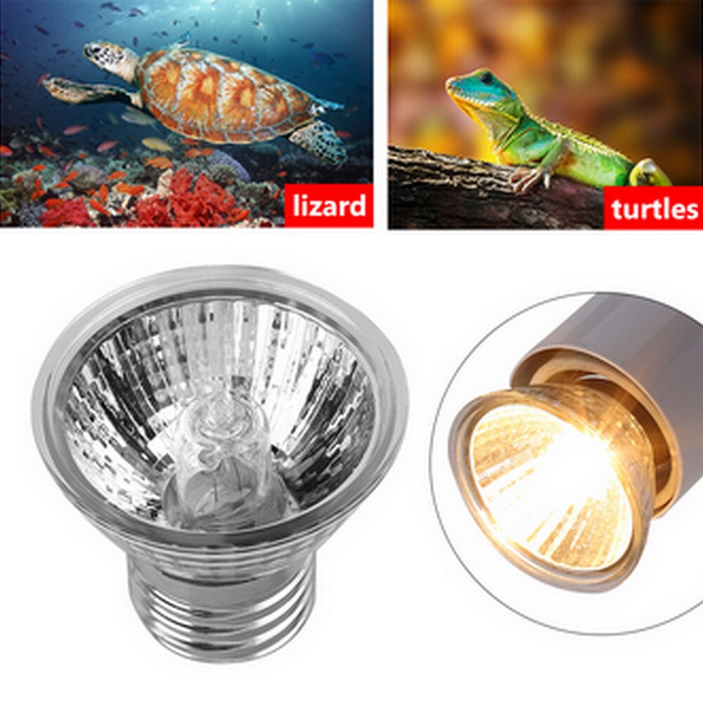 Tortuga disfrutando lámpara de rayos uva uvb reptil calefacción lámpara de Sol de escalada para accesorios de lámpara para reptiles