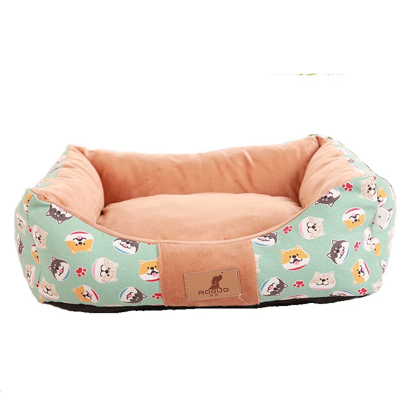 Luxe hondenhok, wasbare hondensofa voor kleine, middelgrote en grote honden, warme hondenmat, kattennest, puppykennel, teddybeerkussen, cama perro: C6 / Xs