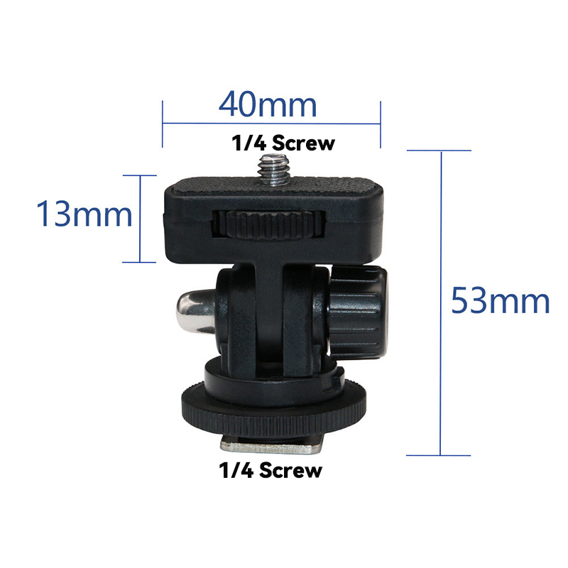 Tablet Stand Bracket Ring Light Ball Head Tripod Adapter Photography Camera Shoe Phone Clip Replacement Parts Accessory: Khaki Light