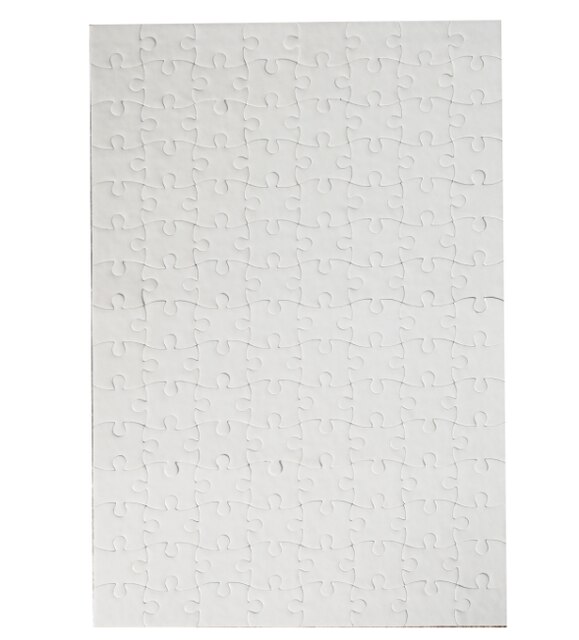 A3 / A4 / A5 Size Blanco Puzzel Sublimatie Print Puzzel Speelgoed 10 Stuks/partij: A4 size   120 pieces