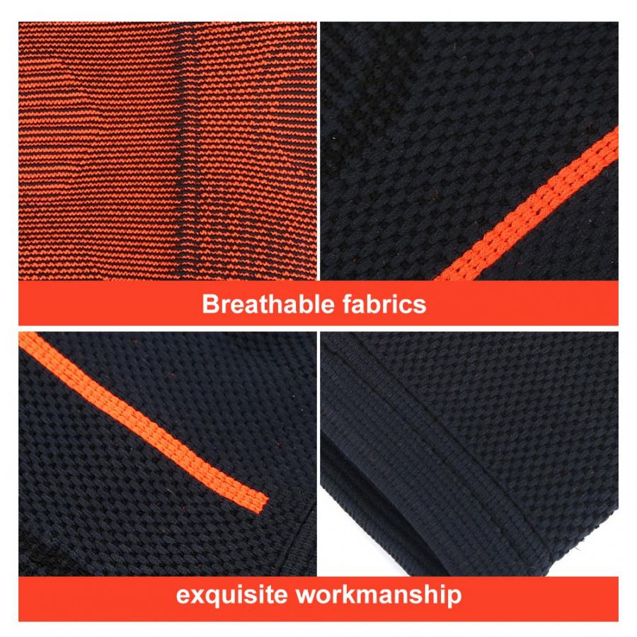 1pc Arm Support Protection Braces Black Unisex Sports Nylon Elbow Support Protector Guard Protective Arm Sleeve Pain Relieve