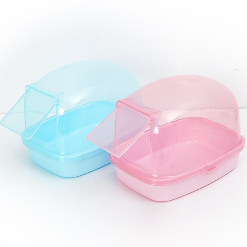 Chinchilla Bad Gladde Plastic Droge Zandbak Douche Toilet Grote Ruimte Eekhoorn Egel Sauna Kleine Dier Accessoires