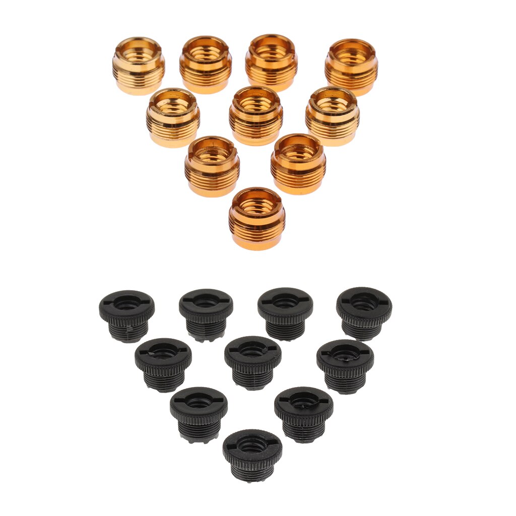 10 Pieces Microphone Clip Screw Thread Adaptor 3/8" to 5/8" Screws