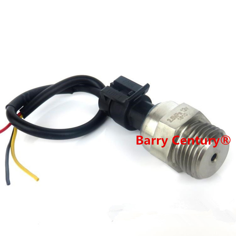 Pressure transmitter Water pressure sensor 0-2.5mpa DC12V air pressure oil pressure sensor G1/2