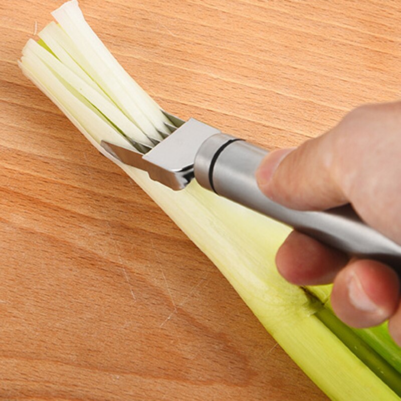Obst Gemüse Zwiebel Cutter Fetzen Seide Messer Schneidemaschine Schäler Zerhacker Schredder