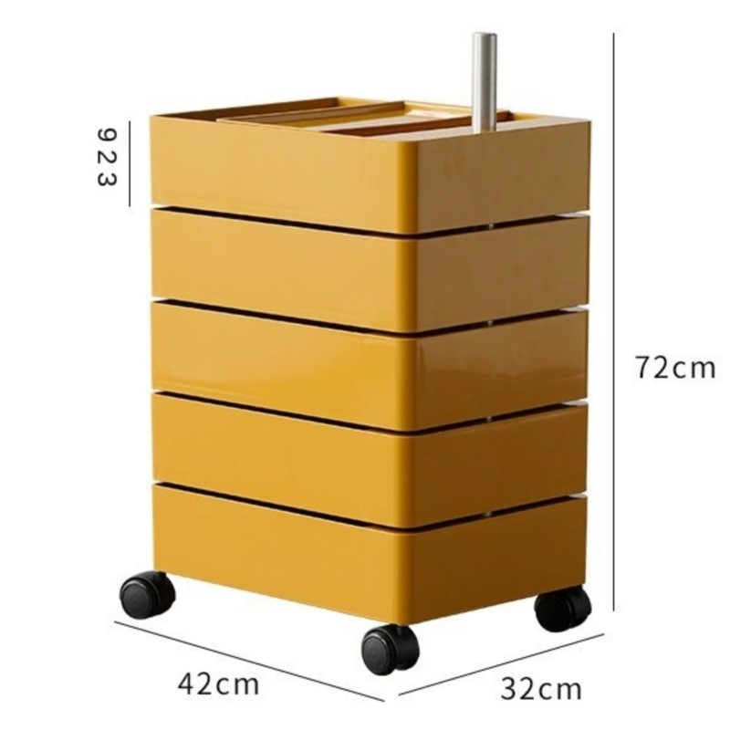 Rotating Storage Cabinet Movable Bedside Table Ins Side Cabinet Minimalist Nordic Storage Cabinet Cosmetic Storage Cabinet