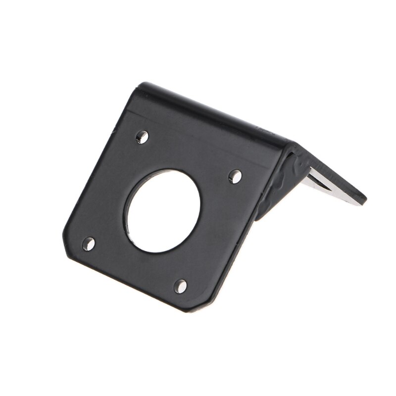 Mounting Bracket Holder For Nema 17 Stepper Motor 3D Printer Black 42mm Alloy Steel R9UC