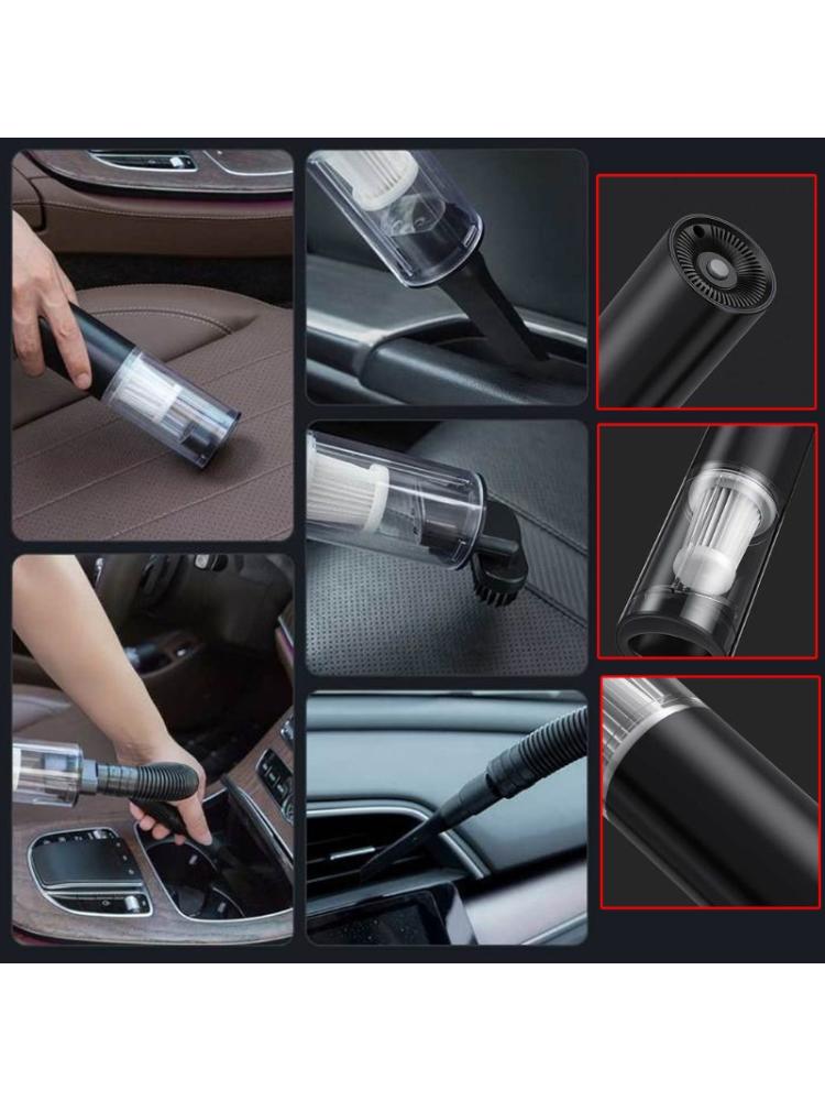 Portable 12V 120W Power Car Vacuum Cleaner Wet Dry Dual Use Handheld Auto Duster