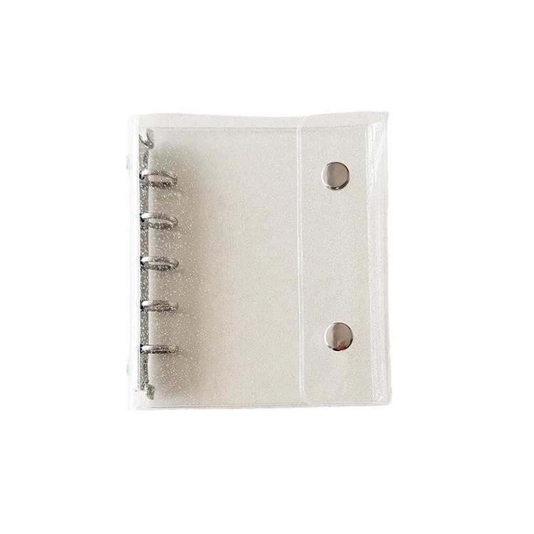 M5 glitterfargede løse ark 5-- hulls godterifarget permomslag journal skisseboktilbehør dagbok kontorrekvisita