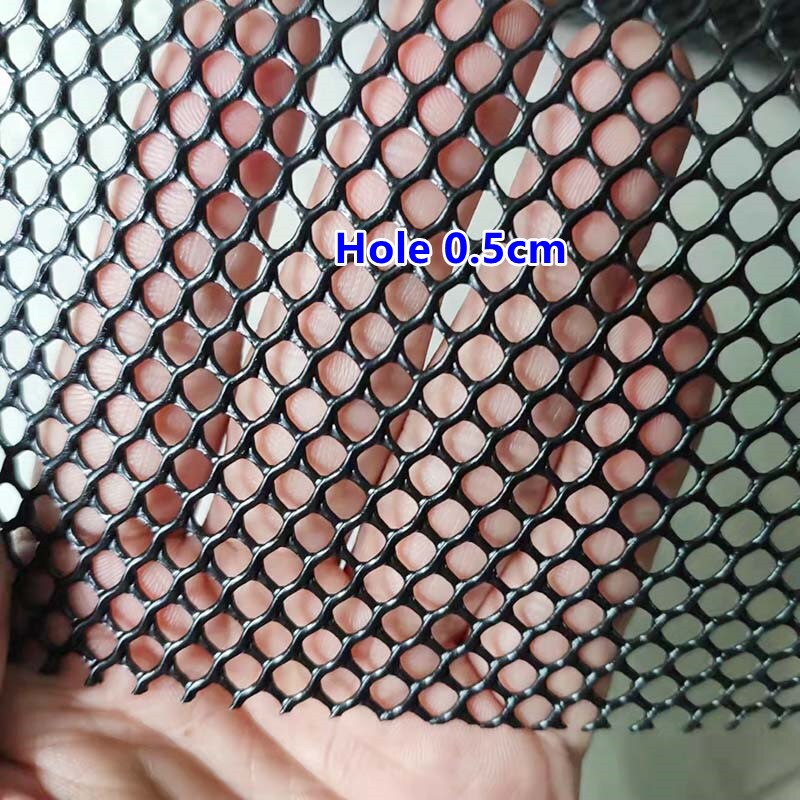 Red negra de para gatos y balcón, rejilla de plástico para el hogar, red para ventanas de 0,4 y 0,8 cm, seguridad para niños, red protectora anticaída para escaleras: M / Blanco